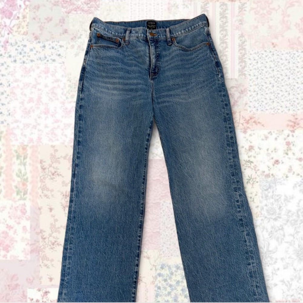 J.Crew High Waisted Wide leg Jeans